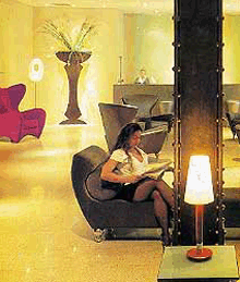 Hotel lobby